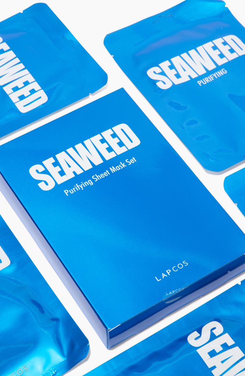 LAPCOS Seaweed Purifying Sheet Mask, Alternate, color, Blue
