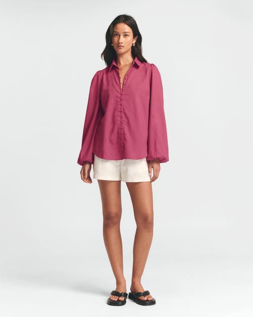 St Mrlo Pico Blouse In Pink