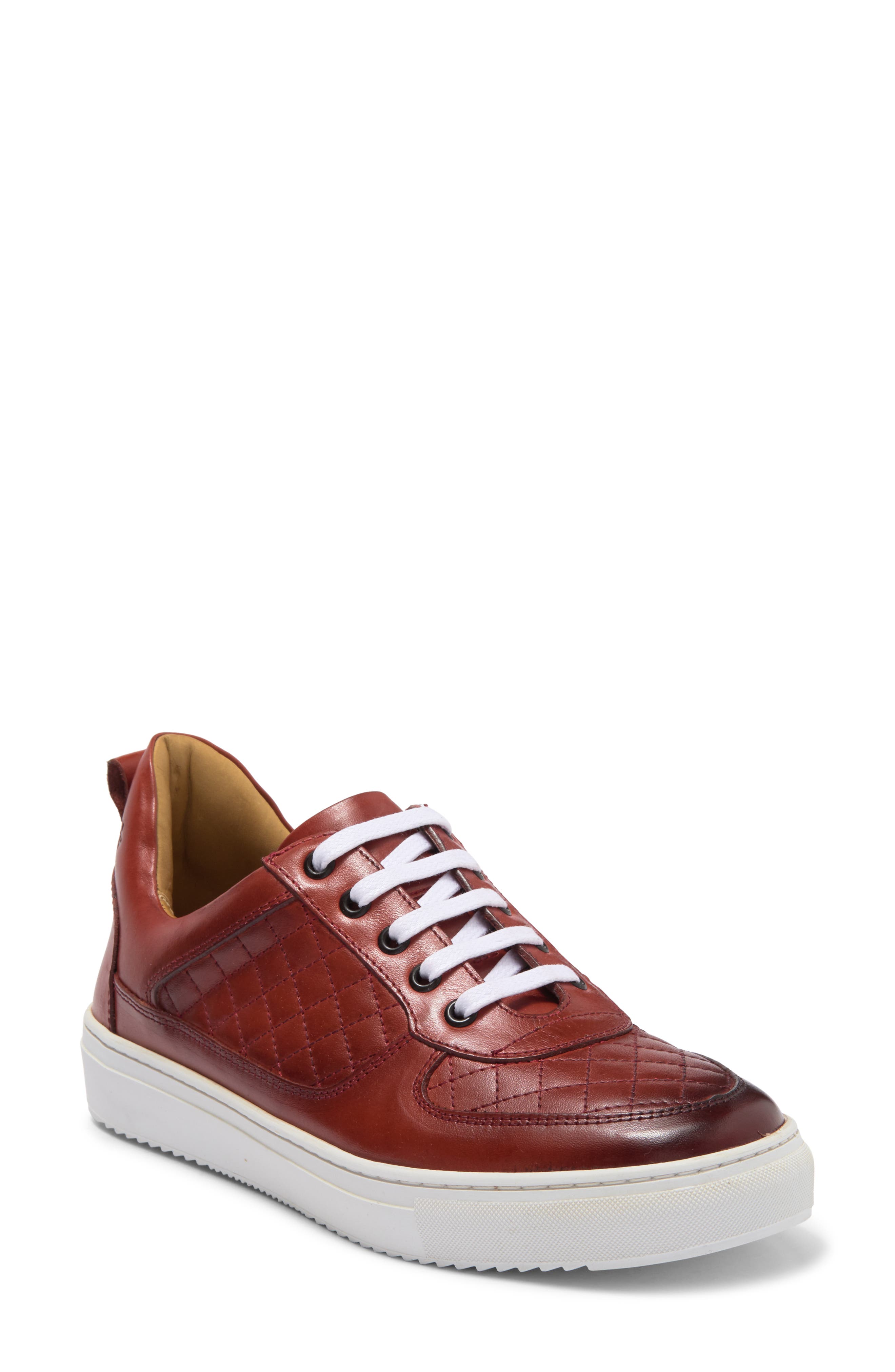 Marc Joseph New York Everett Quilted Leather Sneaker, Main, color, 