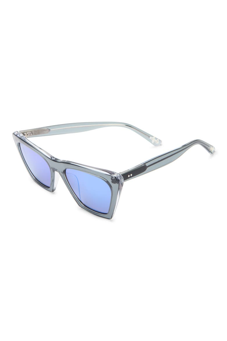 Polarized Square Sunglasses, Alternate, color, BLUE BLUE BLUE