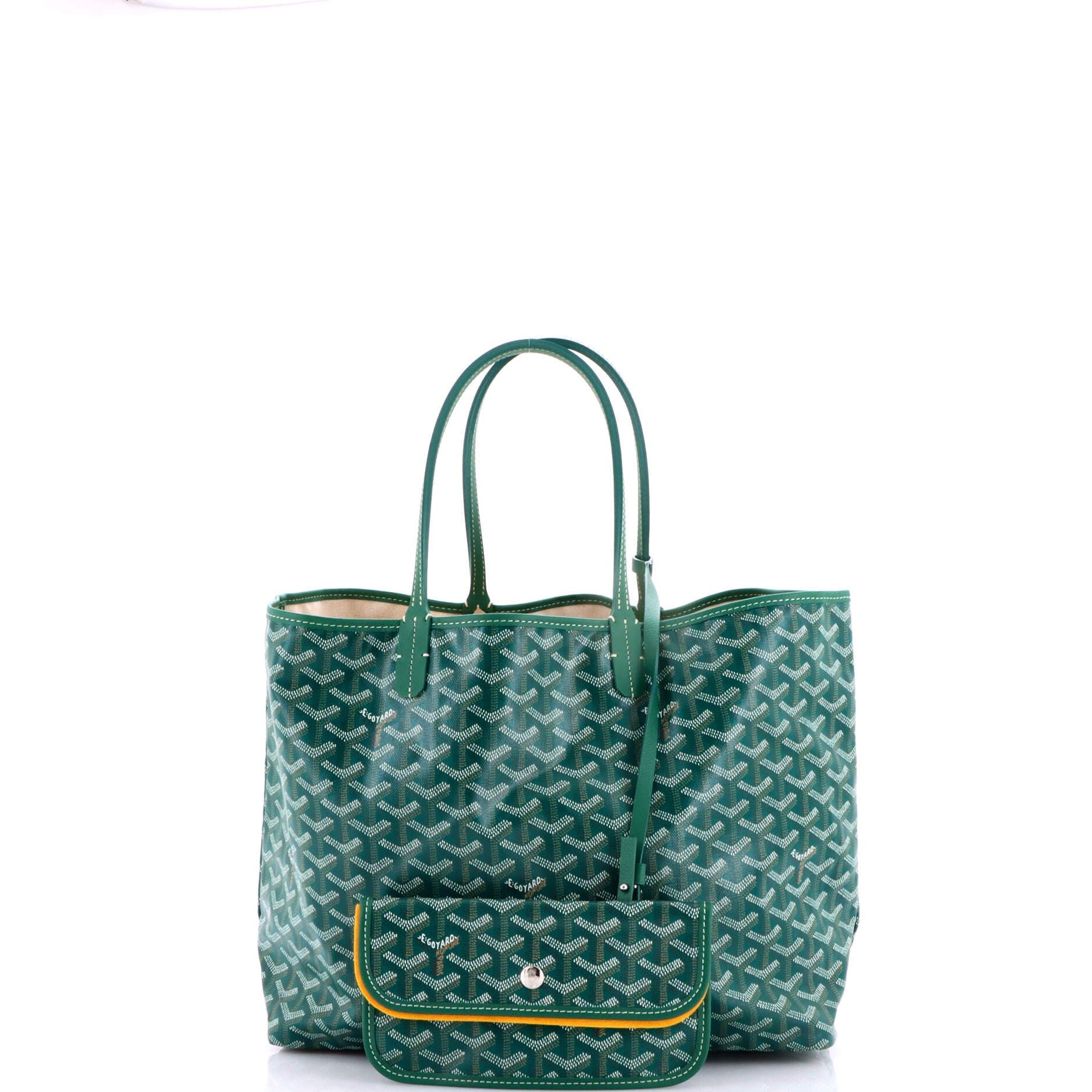 Pre-Owned Goyard Saint Louis Tote Coated Canvas PM, Alternate, color, Green