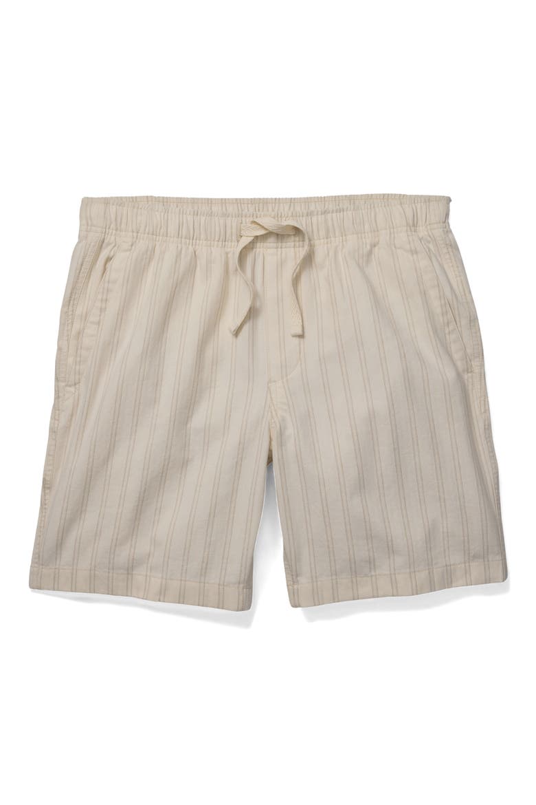 Nomad Stripe Drawstring Cotton & Linen Shorts, Alternate, color, CALEBSON STRIPE C19