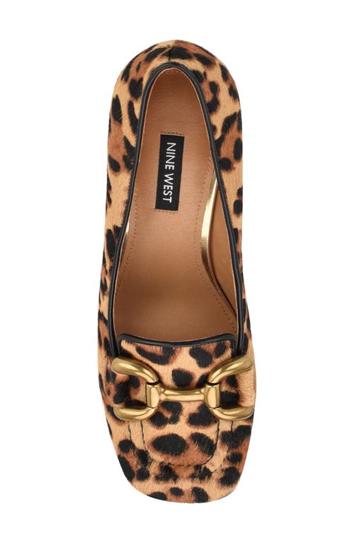 Nine West Veepe Genuine Calf Hair Pump In Brown