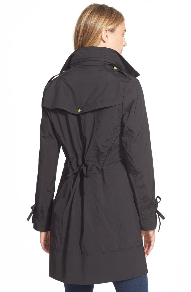 Cole Haan Signature Stand Collar Raincoat, Alternate, color, 