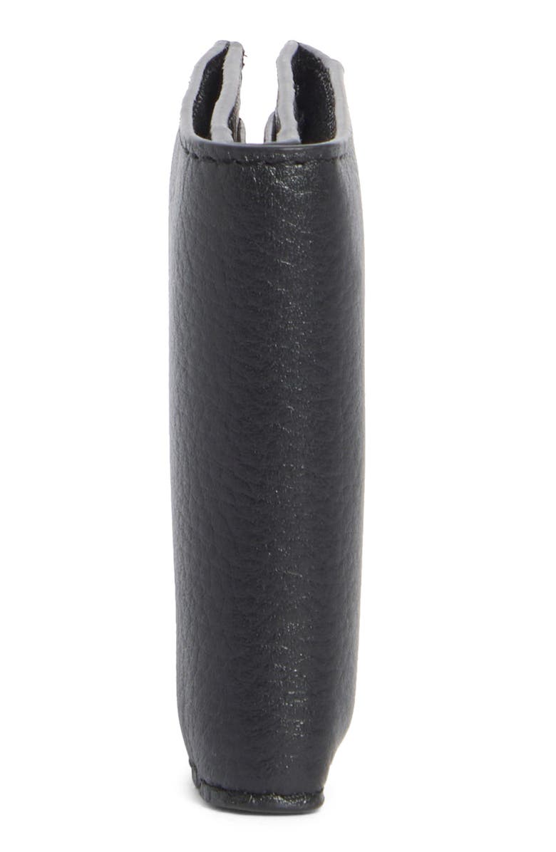 Johnston & Murphy Sliding 2-in-1 Pebbled Leather Bifold Wallet, Alternate, color, Black