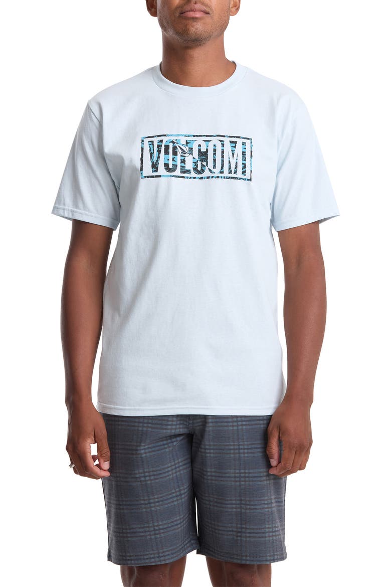 Chaotic Cotton Graphic T-Shirt, Main, color, LIGHT BLUE