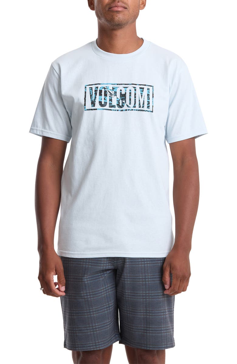 Volcom Chaotic Cotton Graphic T-Shirt, Main, color, Light Blue
