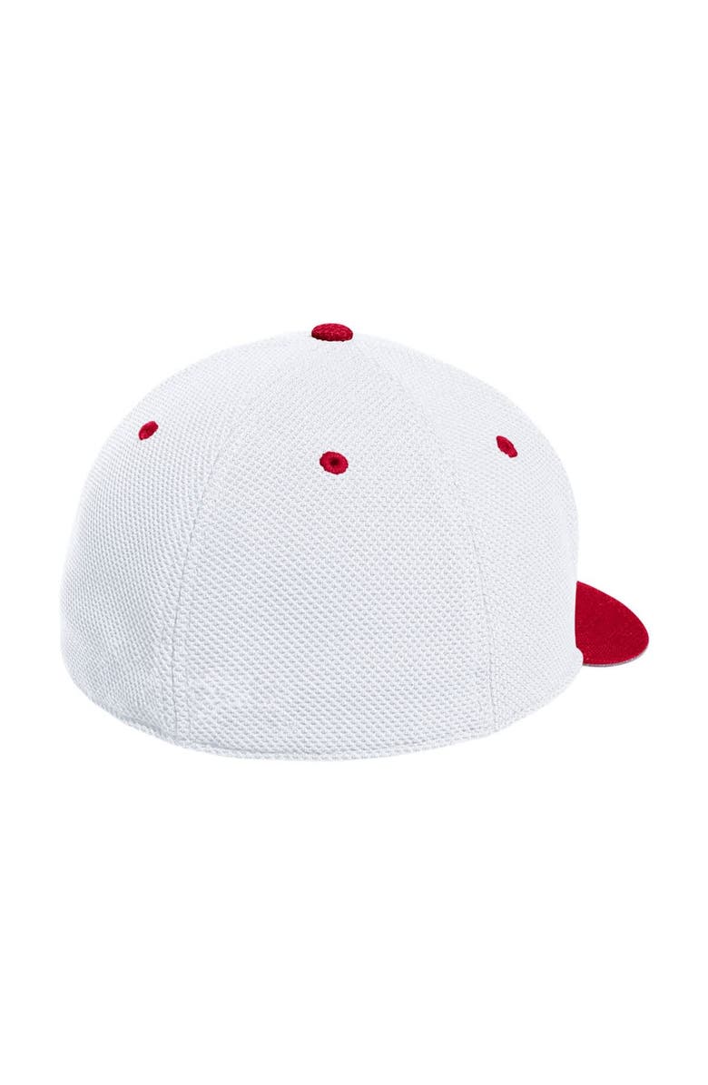 adidas Men's adidas  White Louisville Cardinals On-Field Fitted Baseball Hat, Alternate, color, 