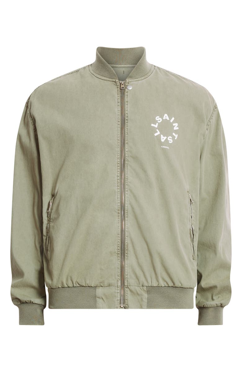 AllSaints Tierra Faded Bomber Jacket, Alternate, color,
