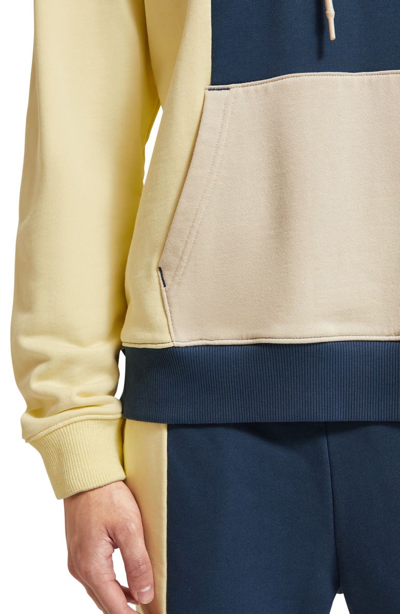 Scotch & Soda Gender Inclusive Colorblock Organic Cotton Hoodie, Alternate, color, 