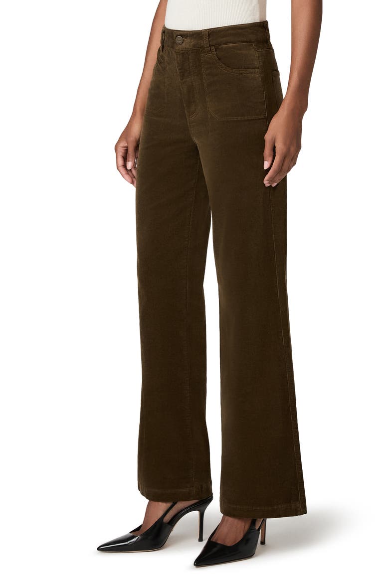 Anessa Stitch High Waist Wide Leg Jeans, Alternate, color, FERN