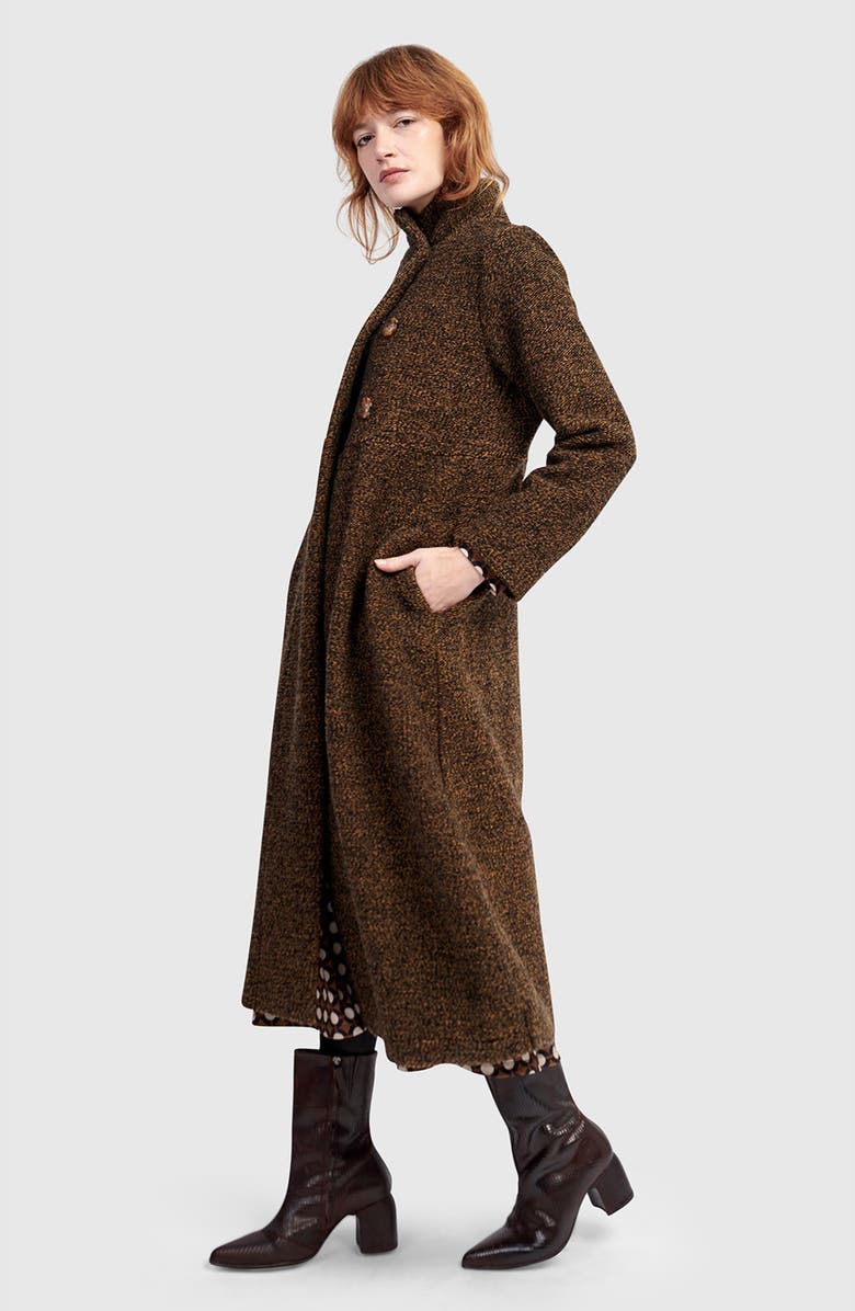 Alembika Tash Long Coat, Alternate, color, Honey