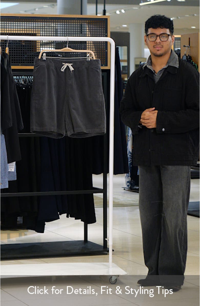Optimist Stretch Corduroy Shorts, sales video thumbnail