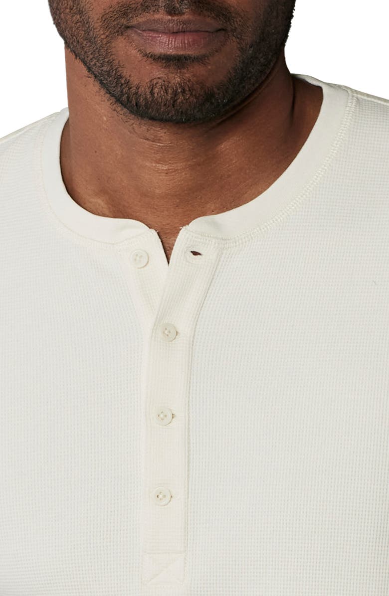 The Normal Brand Vintage Thermal Mountain Henley, Alternate, color, Ivory