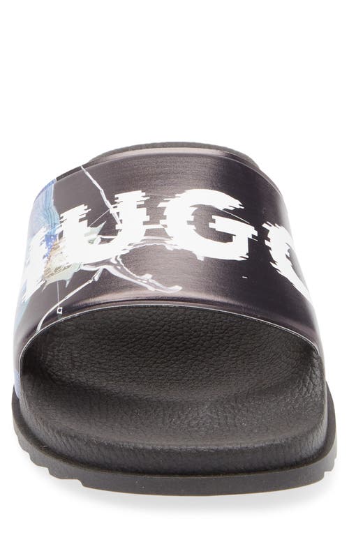 Hugo Boss Boss Match It Slide Sandal In Black