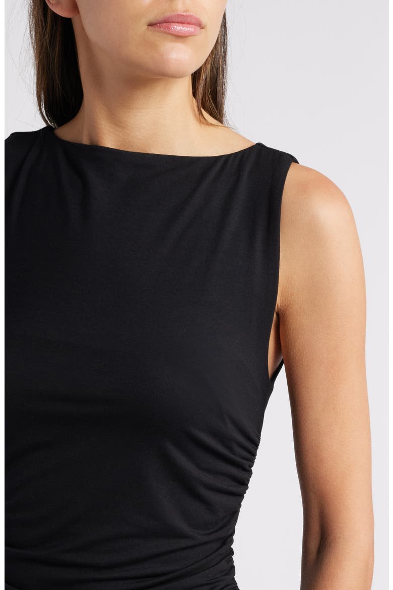 Luca Sleeveless Stretch Dress, Alternate, color, BLACK