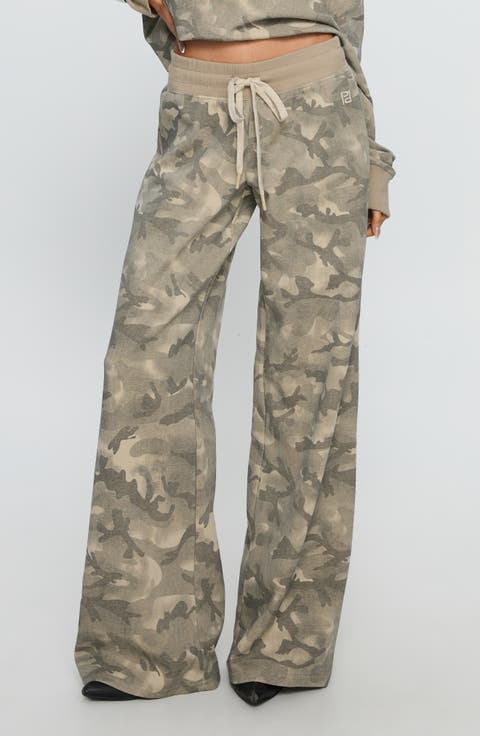 Dodie Wide Leg Camo Pants