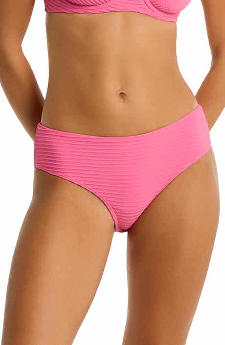 Sea Level Textured Bikini Bottoms
