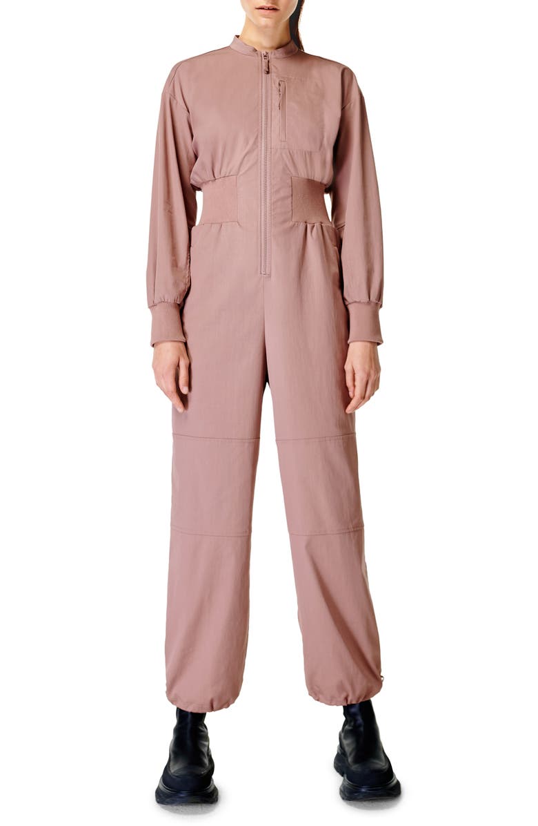 Sweaty Betty Refine Rib Jumpsuit, Main, color, 