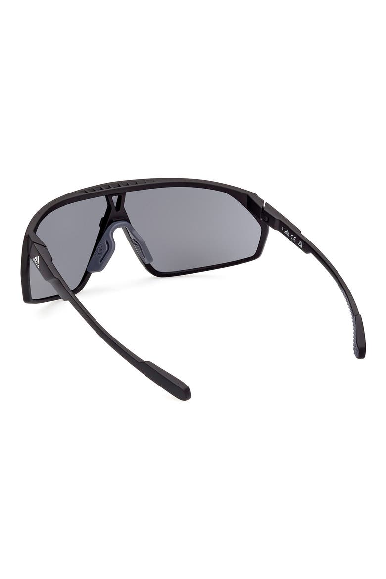 00mm Shield Sunglasses, Alternate, color, MATTE BLACK / SMOKE