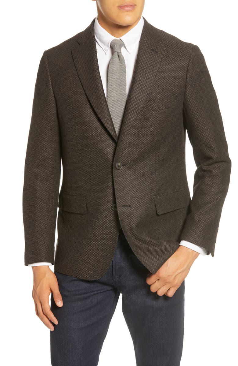 John W. Nordstrom<sup>®</sup> Traditional Fit Wool & Cashmere Sport Coat, Main, color, 