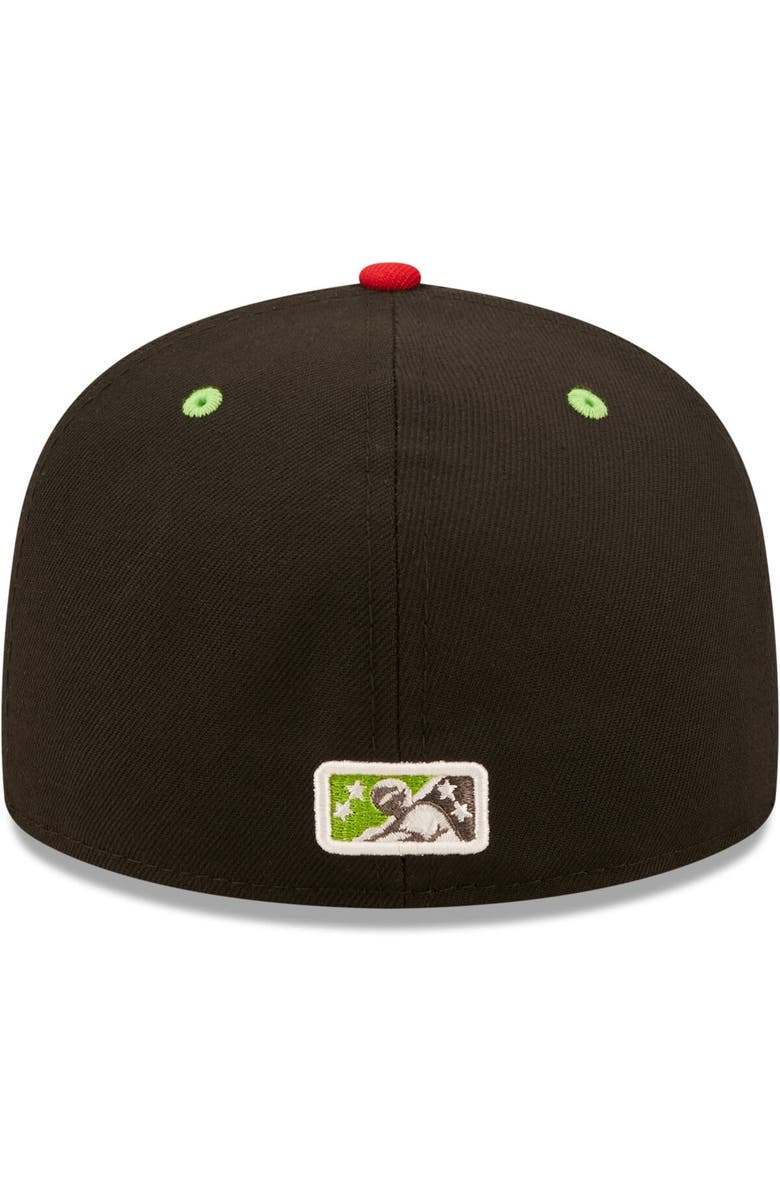 New Era Men's New Era Black Chupacabras de Round Rock Copa De La Diversion 59FIFTY Fitted Hat, Alternate, color, Black