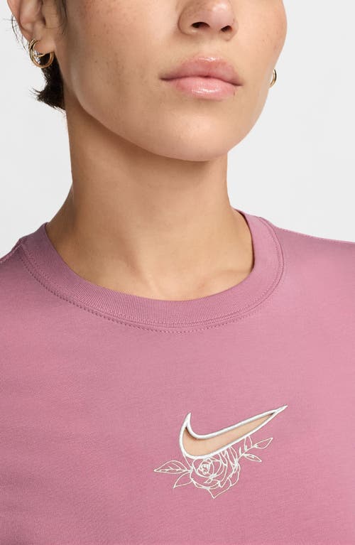 Nike Sportswear Chill Crop T-shirt In Elemental Pink