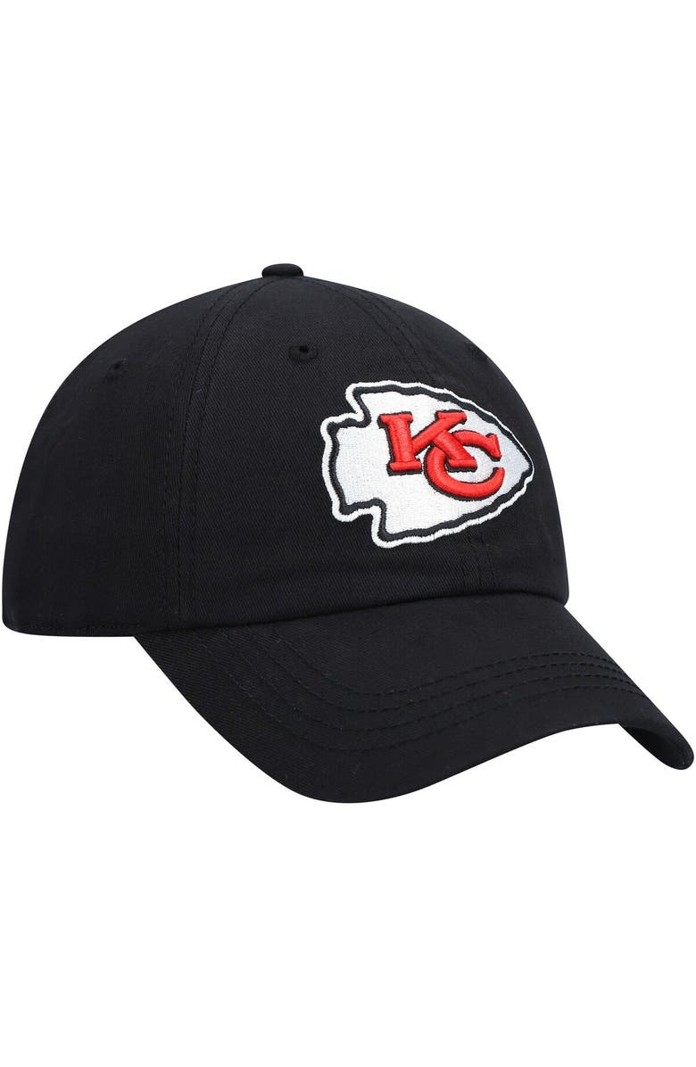 '47 Women's '47 Black Kansas City Chiefs Miata Clean Up Secondary Adjustable Hat, Main, color, Black