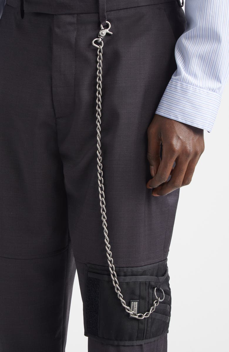 Martine Rose Wallet Bootcut Trousers, Alternate, color, Black