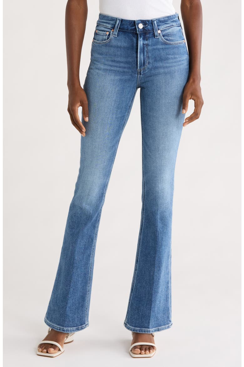 Manhattan High Waist Bootcut Jeans, Main, color, SHOWTIME
