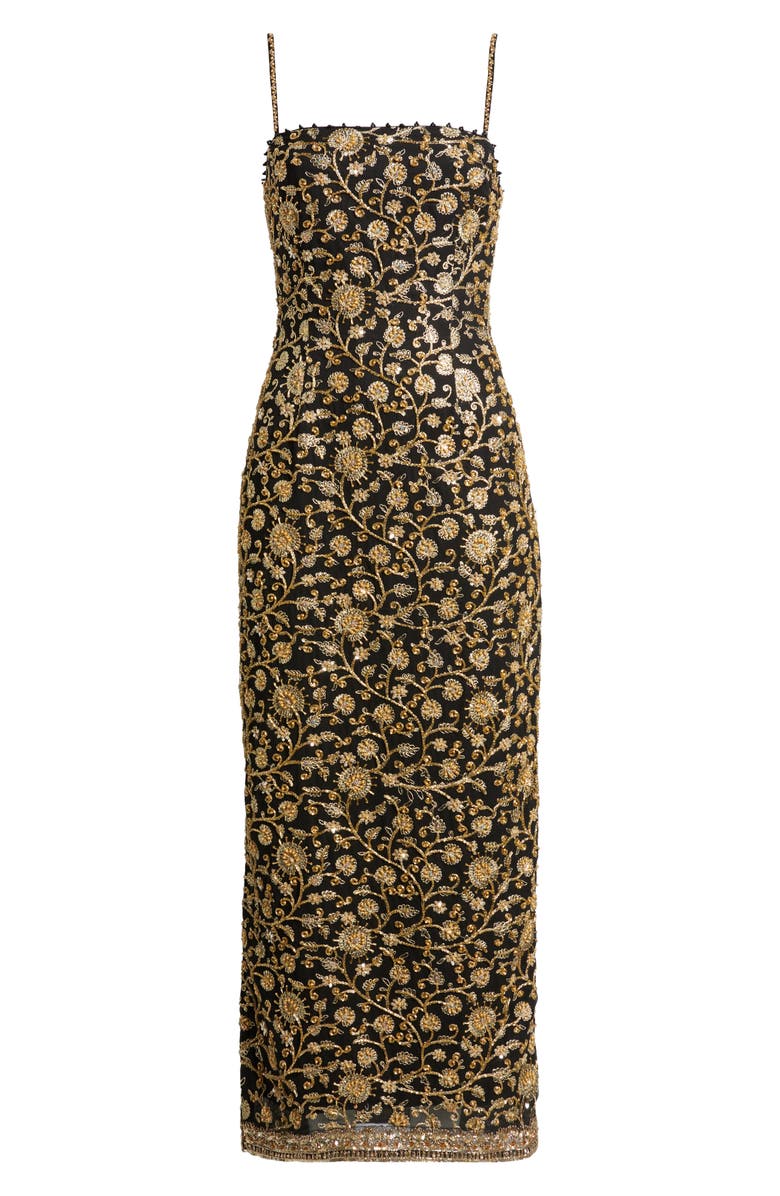 Sani Keya Embellished Cocktail Dress, Alternate, color, 