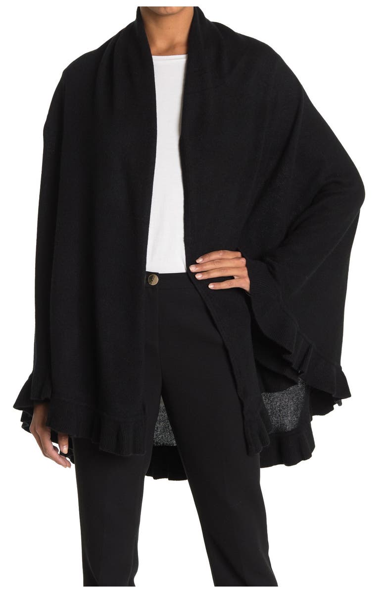 Portolano Cashmere Ruffle Shawl, Main, color,