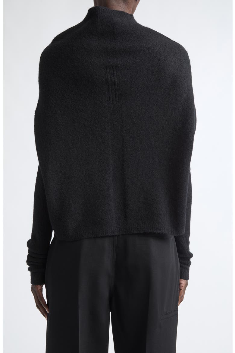 Crater Cashmere Blend Sweater, Alternate, color, BLACK