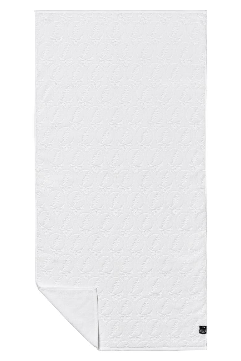Dye Grateful Bath Towel, Main, color, WHITE