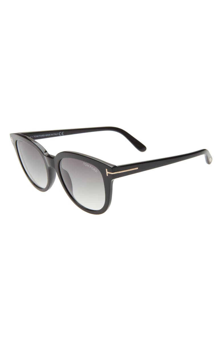 TOM FORD Olivia 54mm Gradient Round Sunglasses, Alternate, color,
