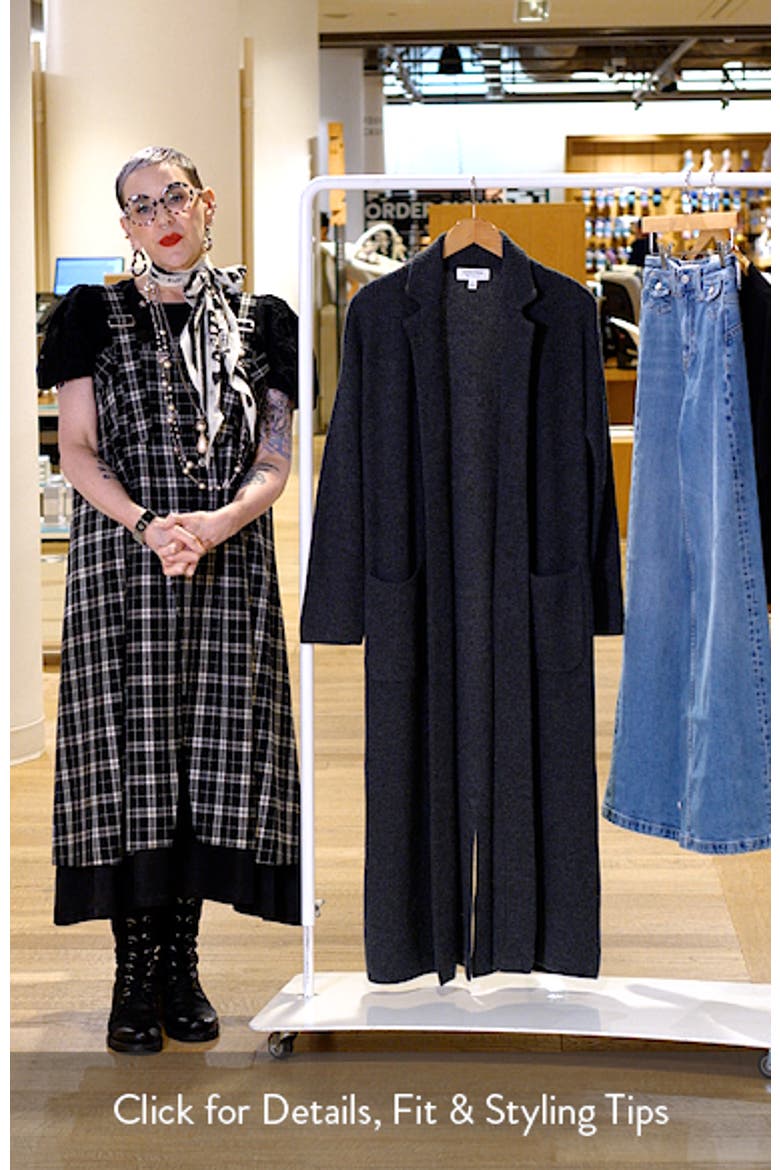Wool & Cashmere Longline Cardigan video