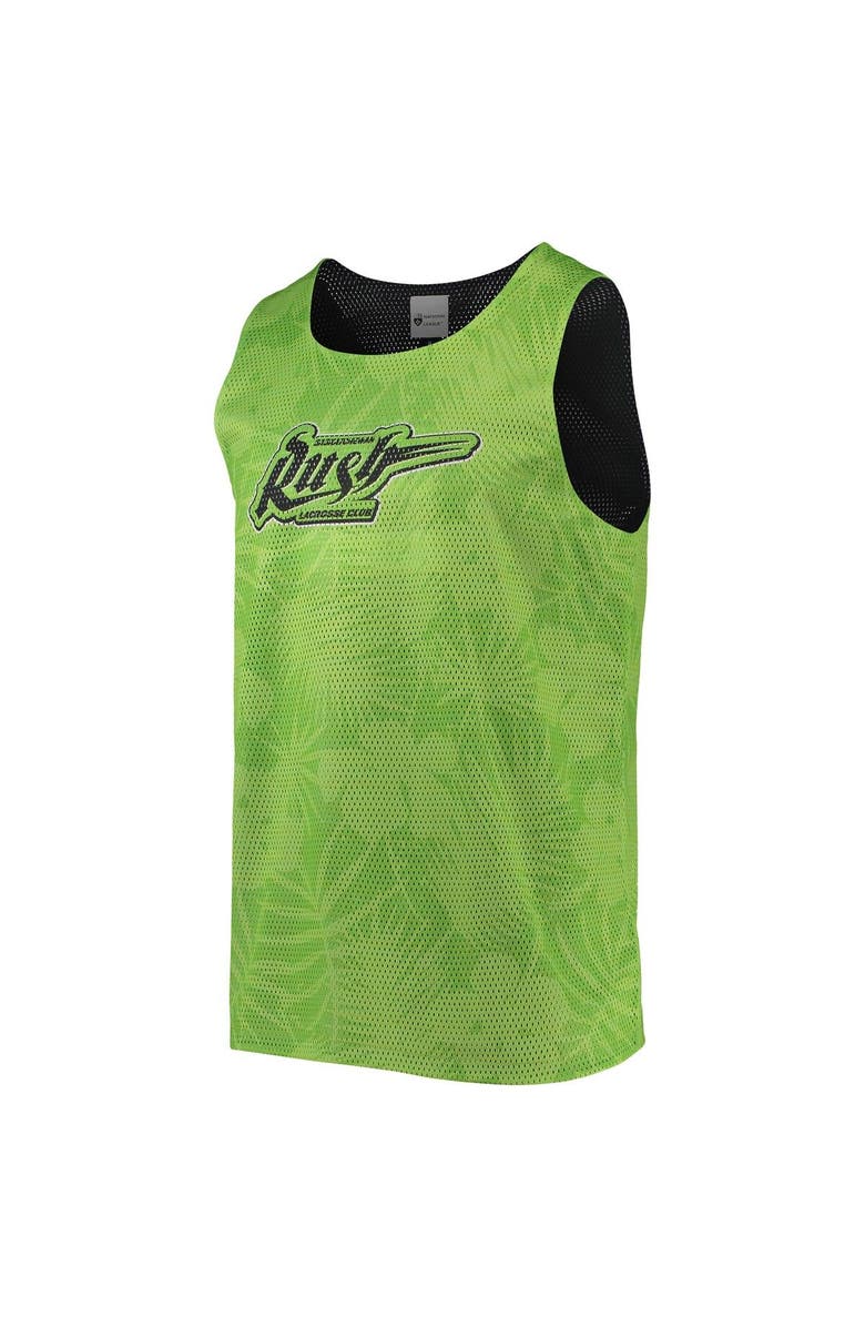 FOCO Men's FOCO Green/Black Saskatchewan Rush Reversible Mesh Tank Top, Alternate, color, Green