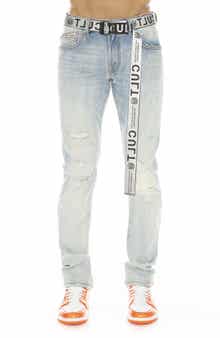 Cult of Individuality Men's Rocker Slim Fit Stretch Jeans