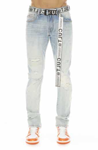 Cult of Individuality Men's Rocker Slim Fit Stretch Jeans