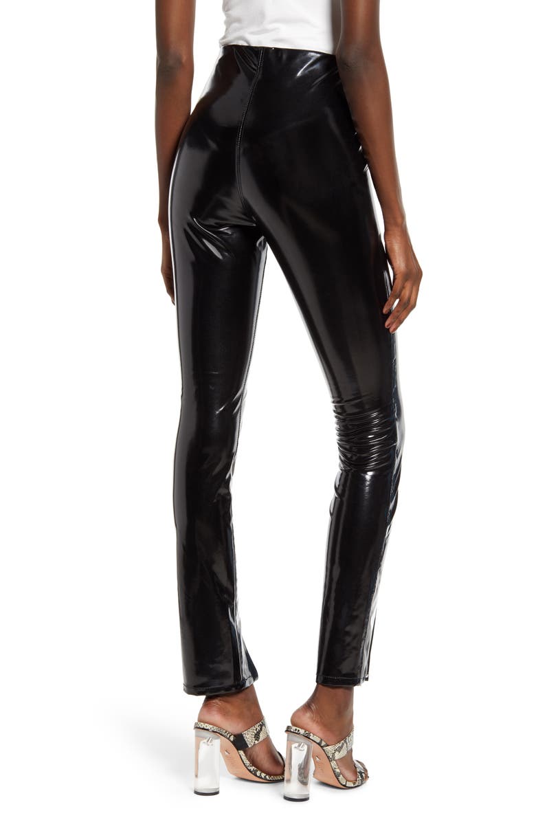 BLANKNYC Patent Faux Leather Leggings, Alternate, color, 