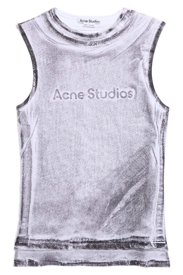 Elgie Midsummer Layered Logo Tank, Main, color, BLACK/ WHITE
