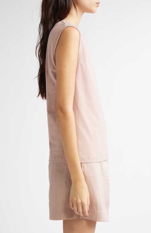 LOULOU DE SAISON LOULOU DE SAISON BRANI SLEEVELESS COTTON T-SHIRT