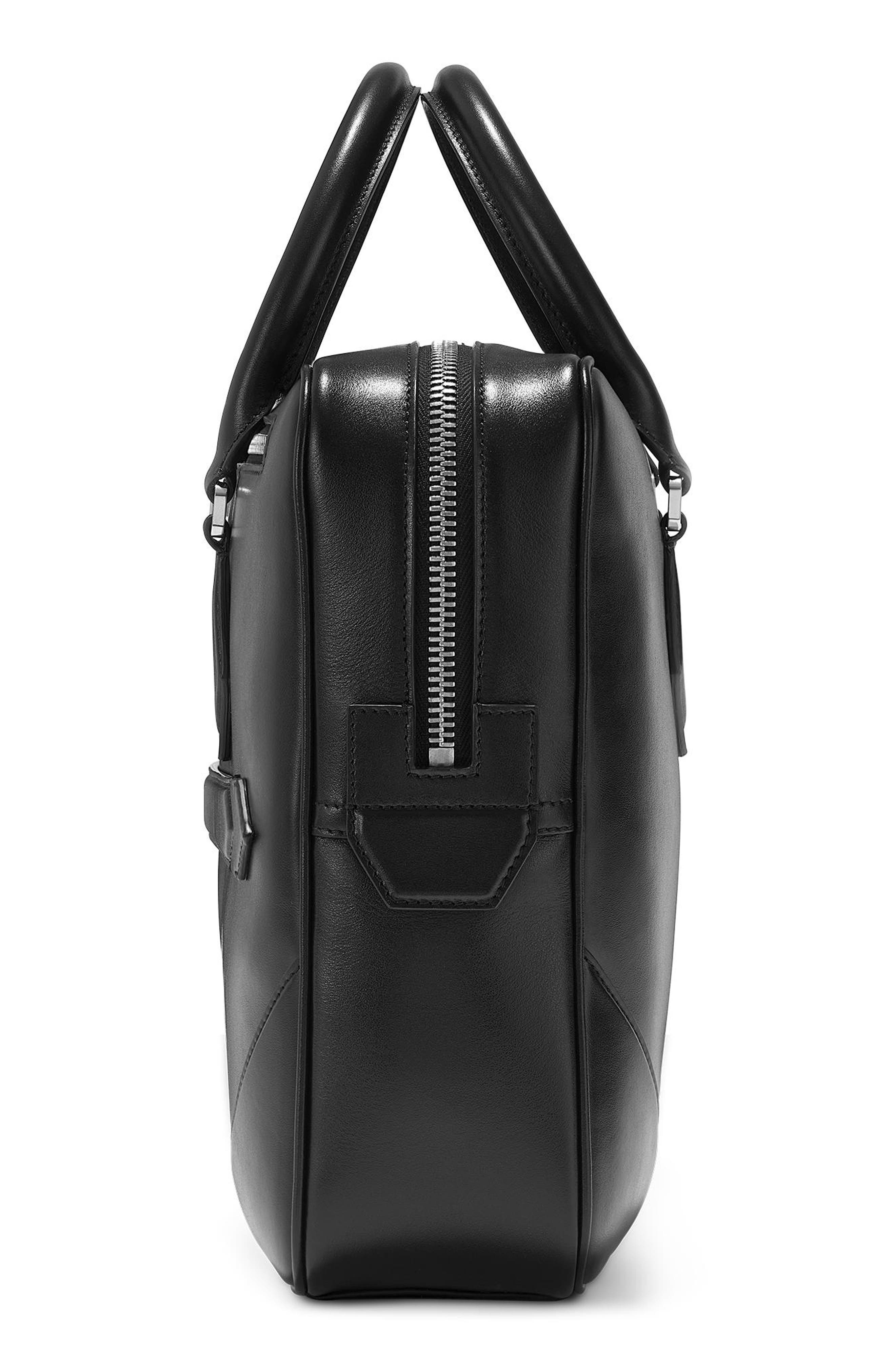 Montblanc Meisterstück Leather Document Case, Alternate, color, Black