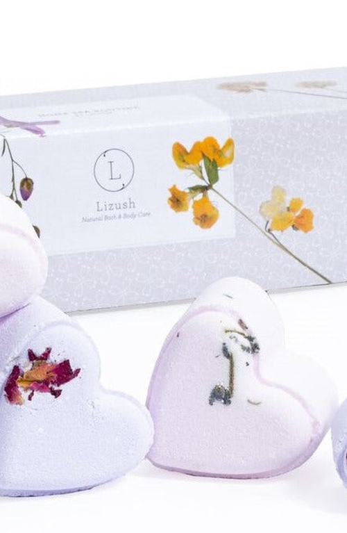 Lizush Set Of 5 Heart Shaped Shower Steamers Gift Set In Assorted