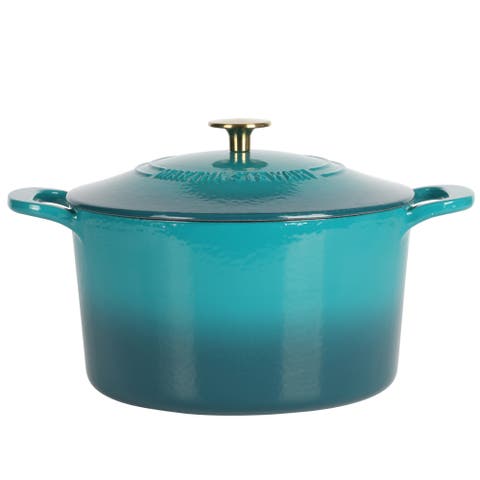 Gatwick 7-Quart Enameled Cast Iron Dutch Oven with Lid