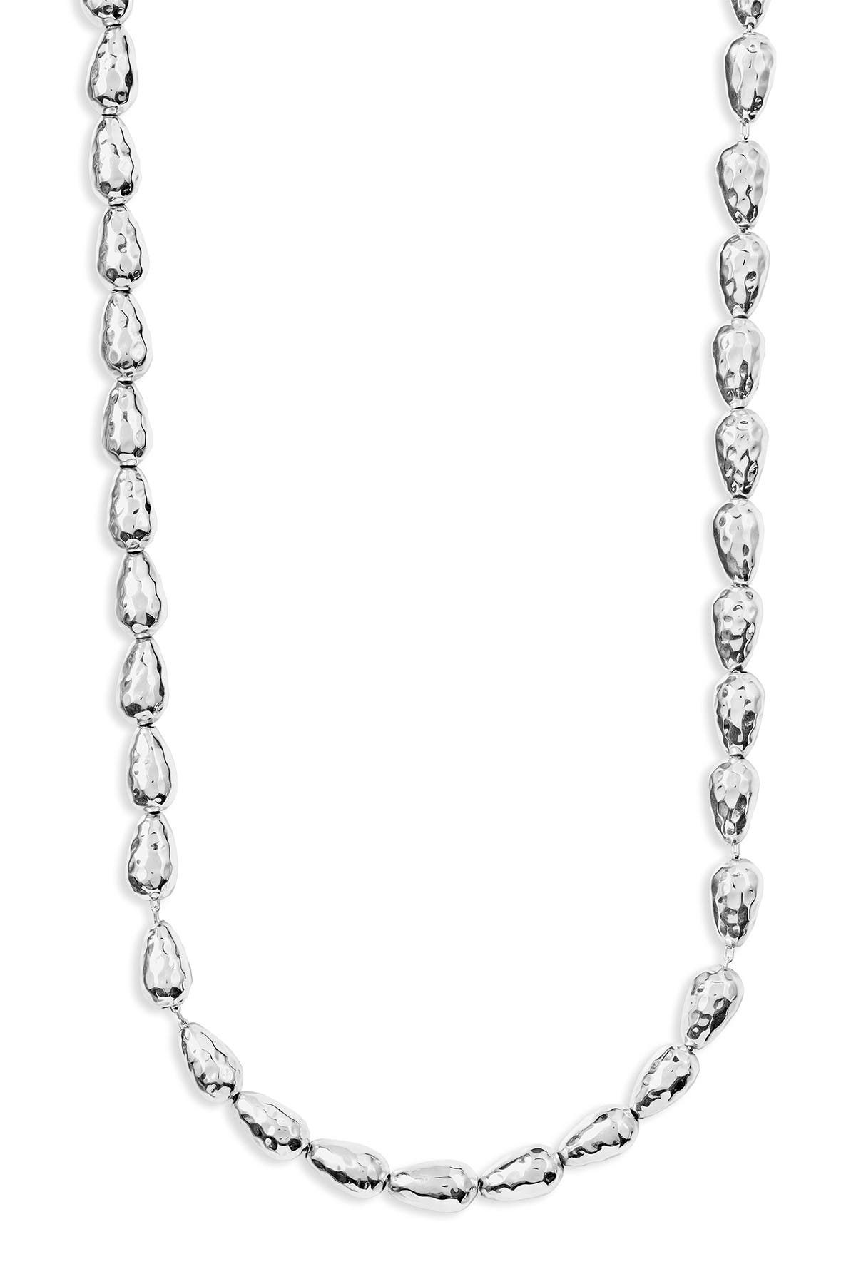 Ippolita Sterling Silver Classico Raindrop Bead Necklace (Women ...