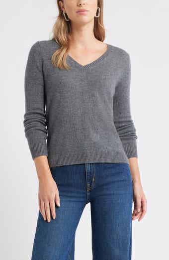 Caslon® Cashmere V-Neck Sweater