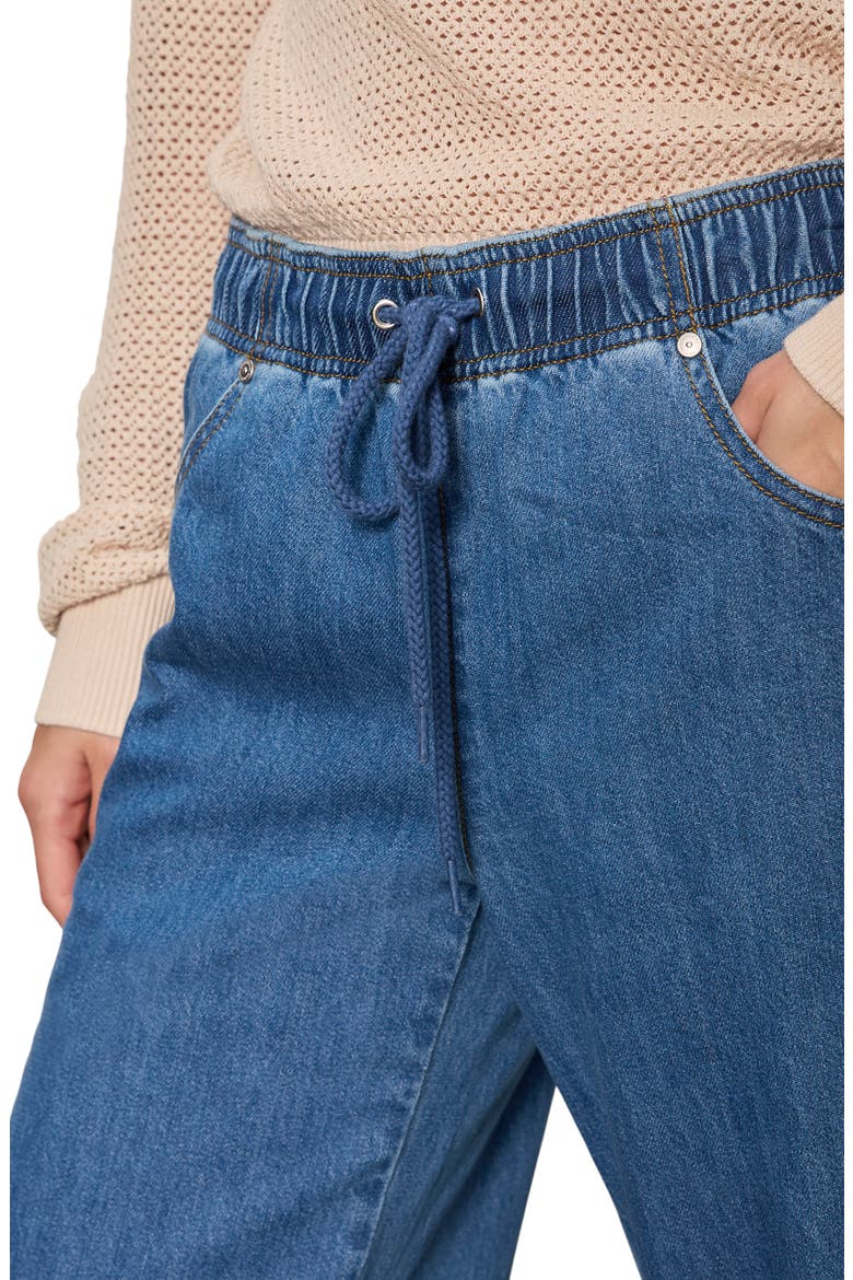 All Aboard Cotton & Linen Pants, Alternate, color, CELESTIAL BLUE
