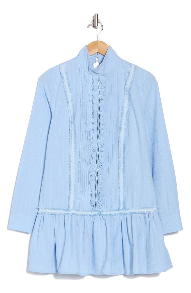 AREA STARS Sara Long Sleeve Pin Tuck Dress, Alternate, color, 