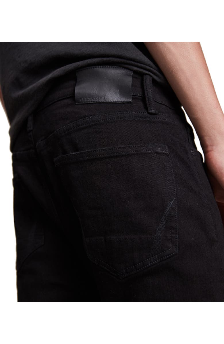 AllSaints Damaged Cigarette Skinny Jeans, Alternate, color, 